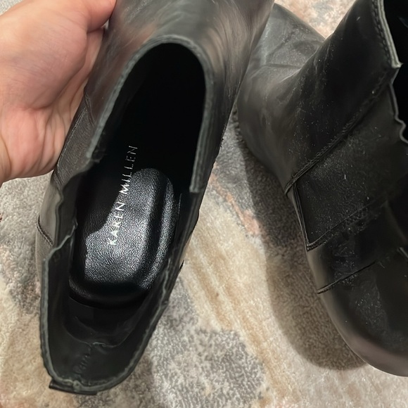 Karen Millen Black Medium Heel Boot - Picture 4 of 4